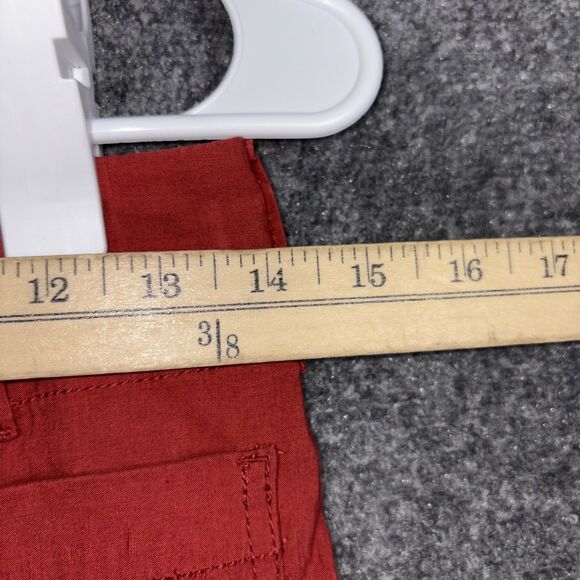 Anthroplogie Pants Womens Size 28 Red Crop wide Leg Colette - Picture 4 of 10